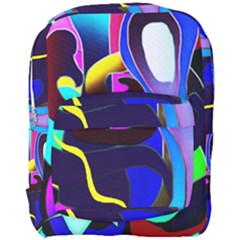 Curvy Collage Full Print Backpack