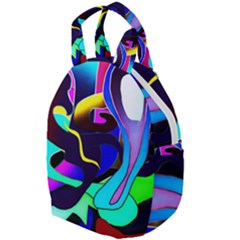 Curvy Collage Travel Backpacks