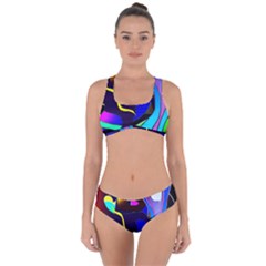 Curvy Collage Criss Cross Bikini Set