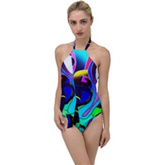 Curvy Collage Go With The Flow One Piece Swimsuit