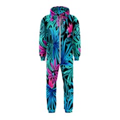 Leaves Picture Tropical Plant Hooded Jumpsuit (kids) by Simbadda