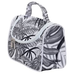 Drawing Leaves Nature Picture Satchel Handbag by Simbadda