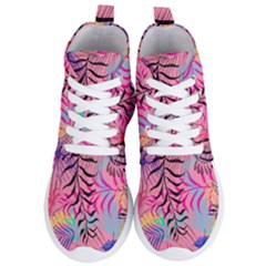 Illustration Reason Leaves Design Women s Lightweight High Top Sneakers by Simbadda