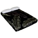 Jungle Leaves Tropical Pattern Fitted Sheet (Queen Size) View2