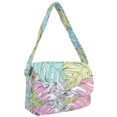 Leaves Tropical Plant Summer Courier Bag by Simbadda