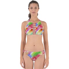 Colorful Watercolors                   Perfectly Cut Out Bikini Set by LalyLauraFLM