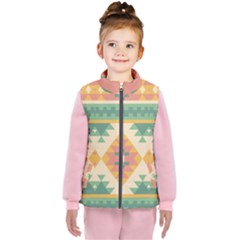 Shapes In Pastel Colors                    Kid s Puffer Vest by LalyLauraFLM