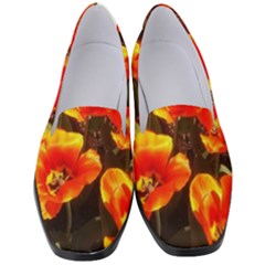 Orange Tulips At The Commons Women s Classic Loafer Heels by Riverwoman