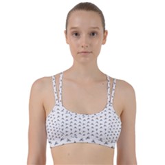 Cycling Motif Design Pattern Line Them Up Sports Bra by dflcprintsclothing