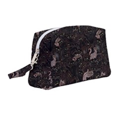 Cats Pattern Wristlet Pouch Bag (medium) by bloomingvinedesign