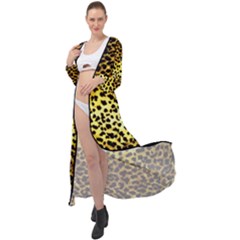 LEOPARD 1 Maxi Chiffon Beach Wrap