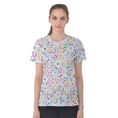 Boho Flowers Women s Cotton Tee