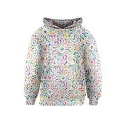 Boho Flowers Kids  Pullover Hoodie