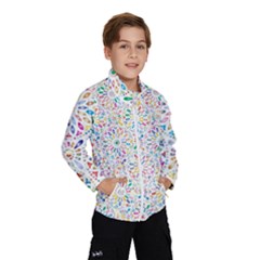 Boho Flowers Kids  Windbreaker