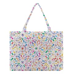 Boho Flowers Medium Tote Bag