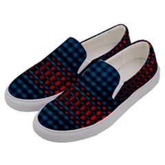 Signal Background Pattern Light Texture Men s Canvas Slip Ons by Sudhe