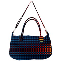 Signal Background Pattern Light Texture Removal Strap Handbag by Sudhe