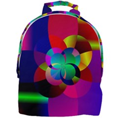 Fractal Artwork Abstract Background Mini Full Print Backpack by Sudhe