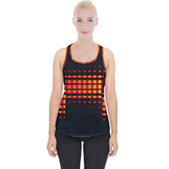 Signal Background Pattern Light Piece Up Tank Top by Sudhe