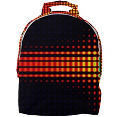 Signal Background Pattern Light Mini Full Print Backpack by Sudhe