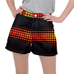 Signal Background Pattern Light Ripstop Shorts by Sudhe