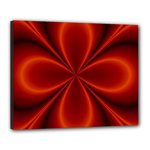 Abstract Background Design Red Canvas 20  X 16  (stretched)