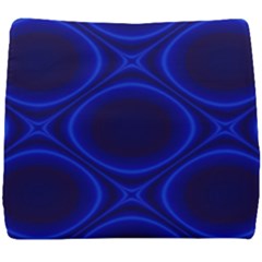 Abstract Background Design Blue Black Seat Cushion by Sudhe
