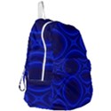 Abstract Background Design Blue Black Foldable Lightweight Backpack View3