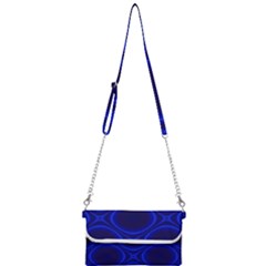 Abstract Background Design Blue Black Mini Crossbody Handbag by Sudhe