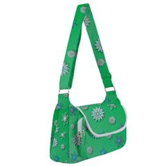 Snowflakes Winter Christmas Green Multipack Bag by HermanTelo