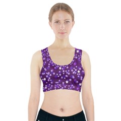 Ross Pattern Square Sports Bra With Pocket by HermanTelo