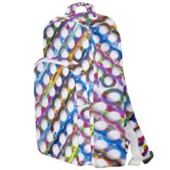 Rings Geometric Circles Random Double Compartment Backpack