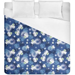 White Flowers Summer Plant Duvet Cover (king Size) by HermanTelo