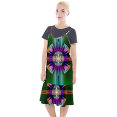 Abstract Art Fractal Creative Green Camis Fishtail Dress