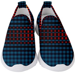 Signal Background Pattern Light Texture Kids  Slip On Sneakers