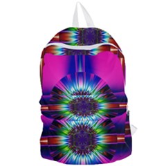 Abstract Art Fractal Creative Pink Foldable Lightweight Backpack