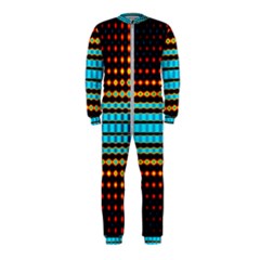 Signal Background Pattern Light Onepiece Jumpsuit (kids) by Sudhe