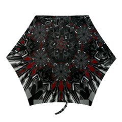 Abstract Artwork Art Fractal Mini Folding Umbrellas