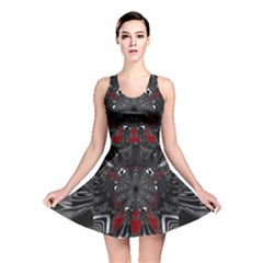 Abstract Artwork Art Fractal Reversible Skater Dress by Sudhe