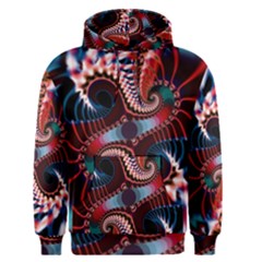 Abstract Fractal Artwork Colorful Art Men s Pullover Hoodie by Sudhe