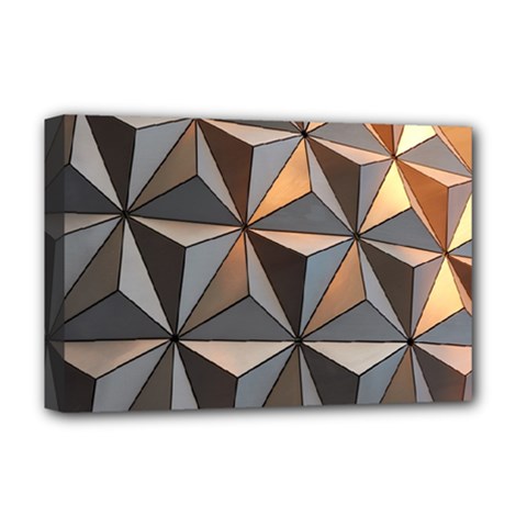 3d Abstract  Pattern Deluxe Canvas 18  X 12  (stretched)