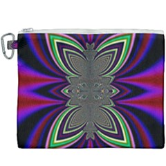 Abstract Artwork Fractal Background Pattern Canvas Cosmetic Bag (xxxl) by Sudhe