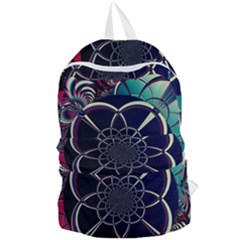 Fractal Artwork Abstract Background Art Pattern Foldable Lightweight Backpack