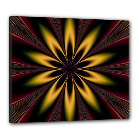 Fractal Artwork Idea Allegory Art Pattern Canvas 24  X 20  (stretched) by Sudhe