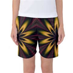 Fractal Artwork Idea Allegory Art Pattern Women s Basketball Shorts by Sudhe