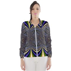 Abstract Artwork Fractal Background Women s Windbreaker by Sudhe