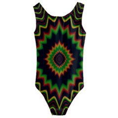 Fractal Artwork Idea Allegory Abstract Kids  Cut-out Back One Piece Swimsuit by Sudhe