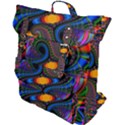 Abstract Fractal Artwork Colorful Buckle Up Backpack View1