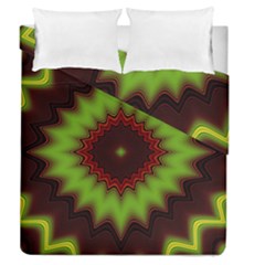 Fractal Artwork Idea Allegory Geometry Duvet Cover Double Side (queen Size) by Sudhe