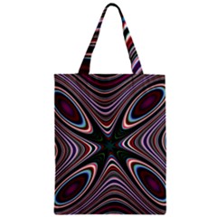 Abstract Artwork Fractal Background Zipper Classic Tote Bag by Sudhe